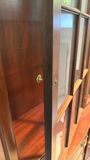 Wooden China Cabinet with Glass Doors and Drawers - thumbnail 2 of 5