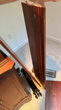 Wooden China Cabinet with Glass Doors and Drawers - thumbnail 4 of 5