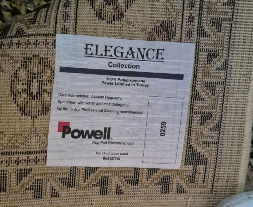 Two floral-patterned area rugs (Elegance Collection) - image 3 of 3