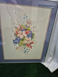 Three framed floral art prints - thumbnail 4 of 8