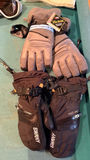 Winter Sports Helmet, Goggles, Gloves, Mittens, and Knit Hat - thumbnail 4 of 5