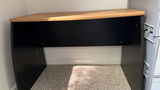 Wood Top Desk with Black Frame - thumbnail 2 of 2