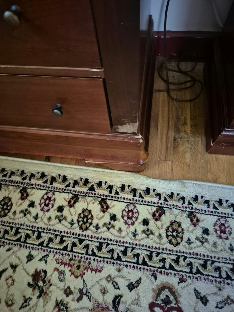 Wooden dresser with five drawers - image 2 of 3