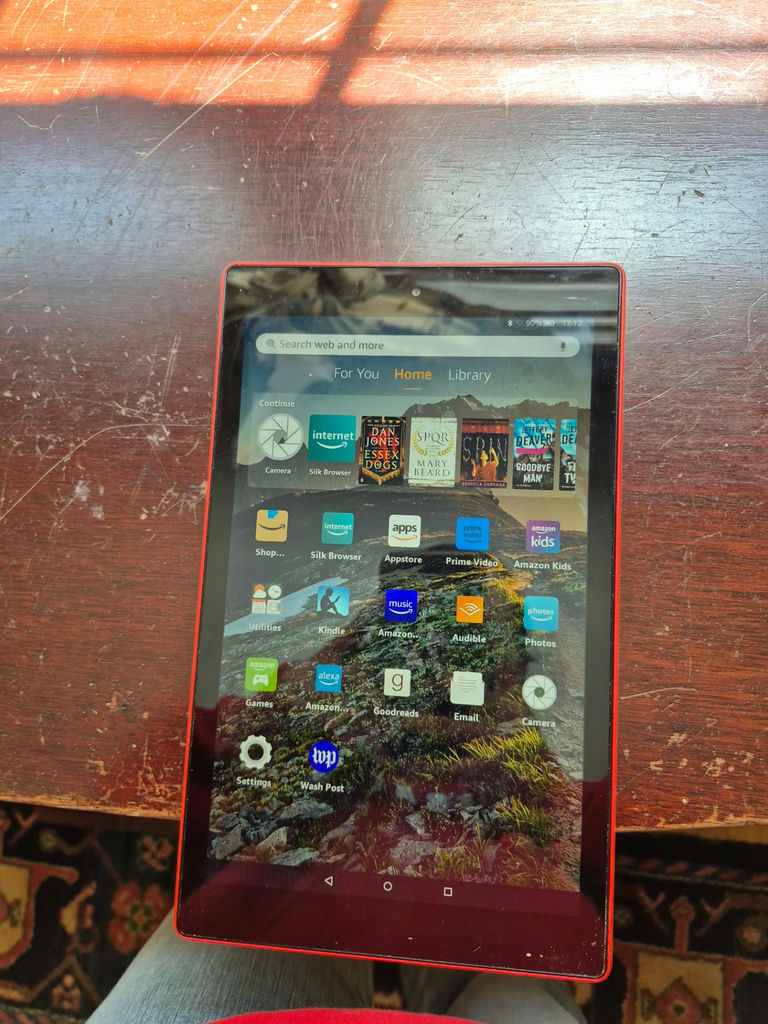 Red Amazon Fire Tablet - image 4 of 4