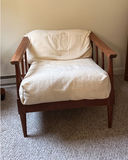 Wooden Mid-Century Modern Armchair with Cushions - thumbnail 2 of 4