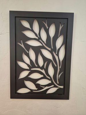 Metal Leaf Wall Art Set - Image 1 of 2