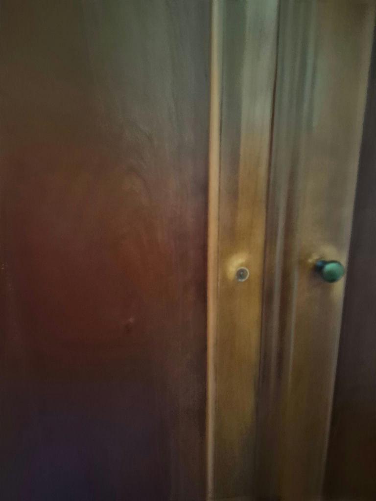 Wooden TV armoire - image 2 of 3