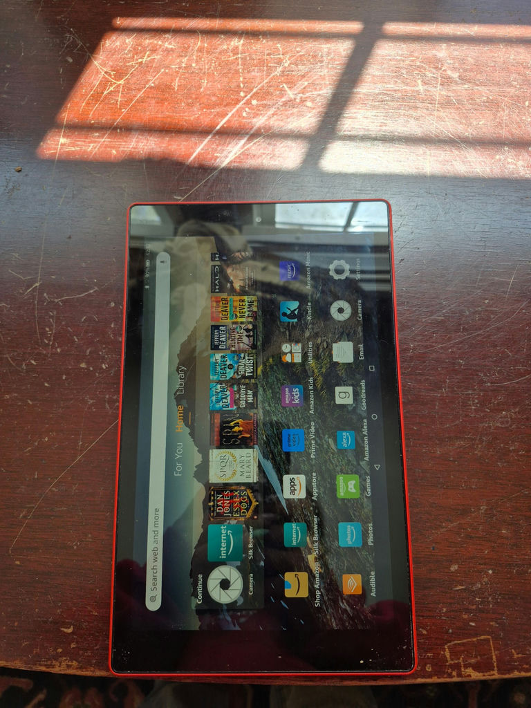 Red Amazon Fire Tablet - image 1 of 4
