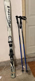 Two Pairs of Alpine Skis with Ski Poles - thumbnail 1 of 5