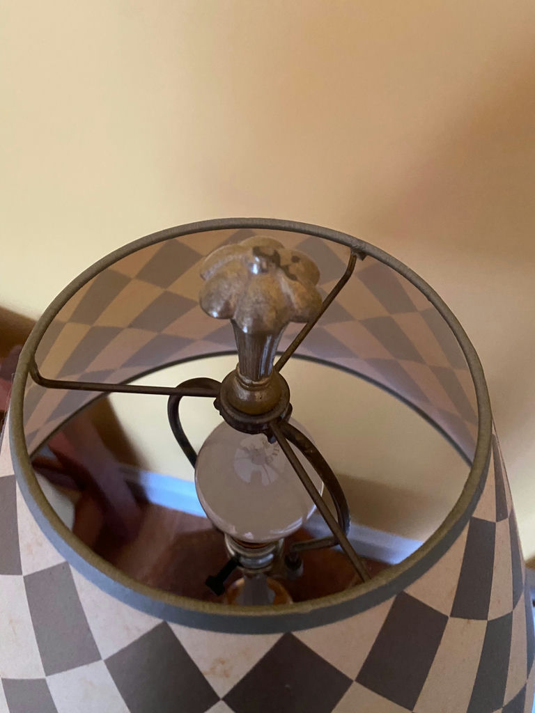 Checkered Lamp - image 3 of 5