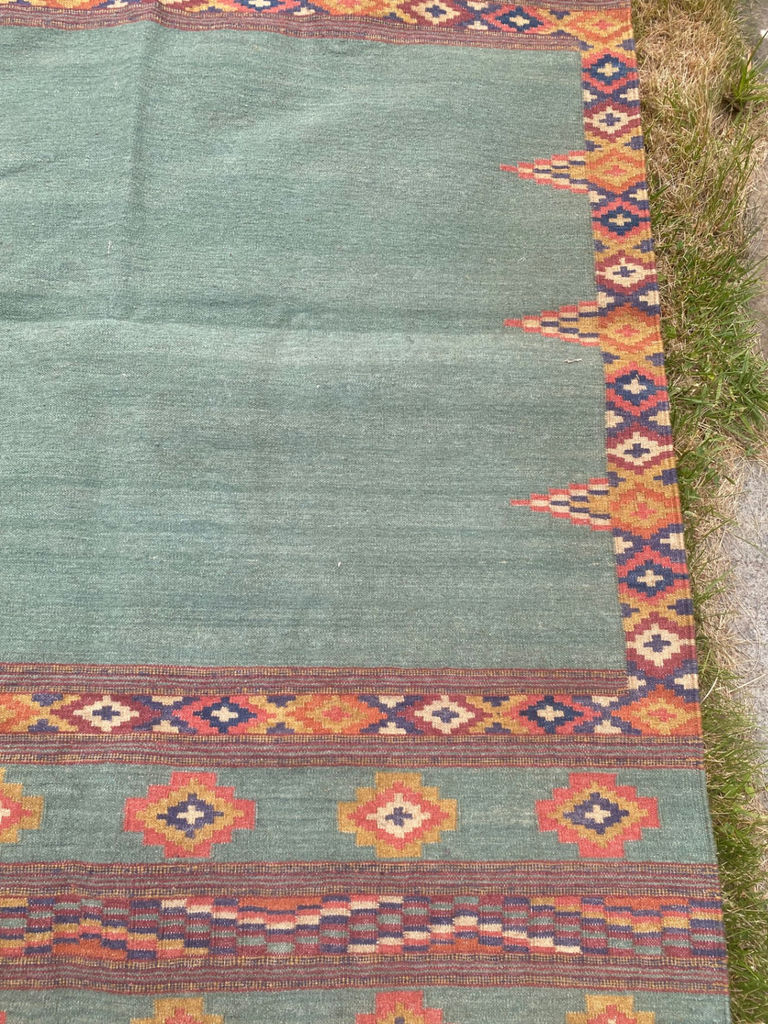 Handwoven Cotton Kilim Rug - image 3 of 4