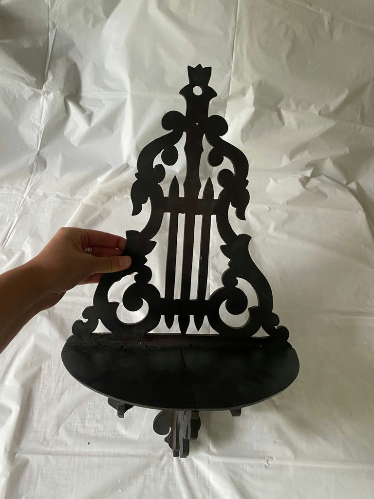 Walnut Decorative Shelf  - image 1 of 5