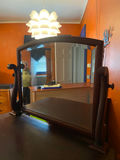 Mahogany High Boy Dresser w Mirror - thumbnail 3 of 7