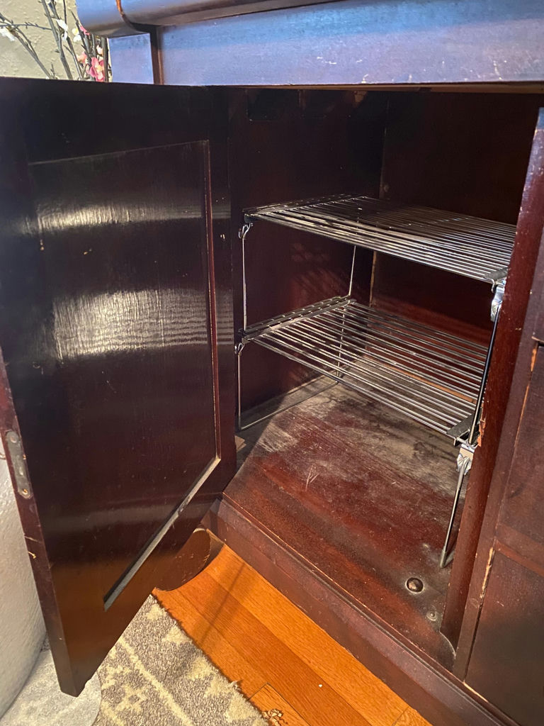 1800's Mahogany Buffet Table - image 12 of 14
