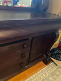 1800's Mahogany Buffet Table  - thumbnail 3 of 14
