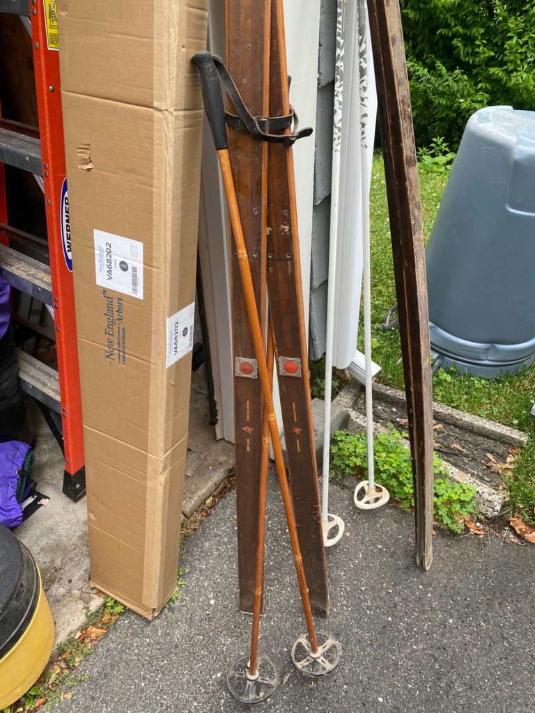 Vintage Cross Country Skis w/ Poles  - image 5 of 7