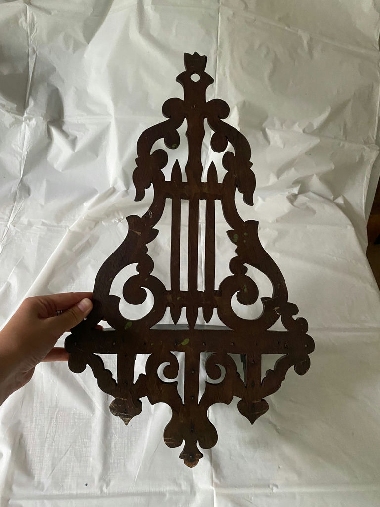 Walnut Decorative Shelf - image 3 of 5
