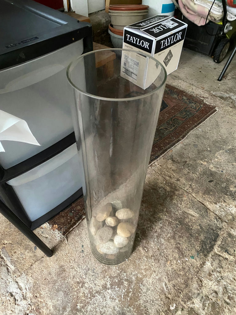 Tall Glass Vase  - image 3 of 3