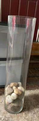 Tall Glass Vase - Image 1 of 3