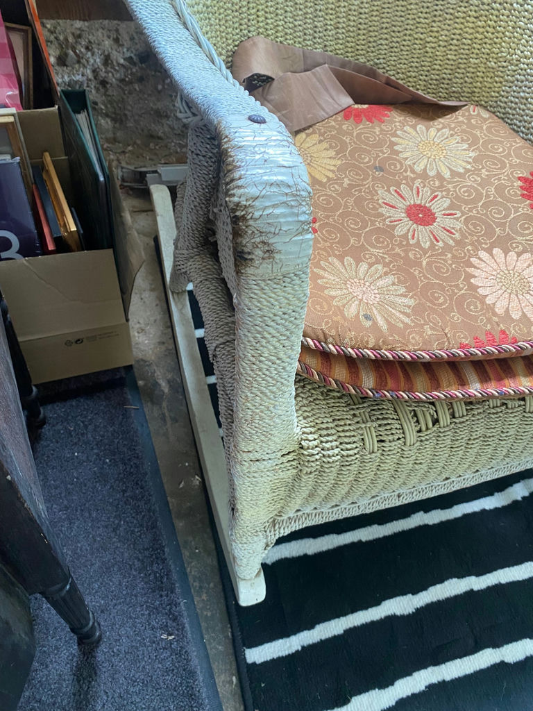 Antique Whicker Rocking Chair - image 5 of 5