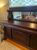 1800's Mahogany Buffet Table - thumbnail 2 of 14