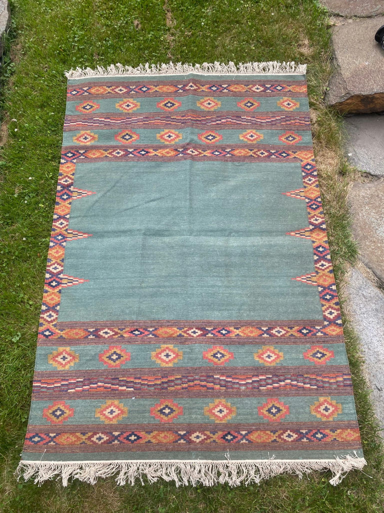 Handwoven Cotton Kilim Rug - image 1 of 4