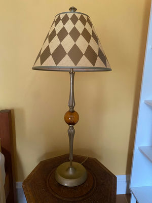 Checkered Lamp - Image 1 of 5