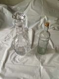Vintage Stuart Crystal Decanter & Olive Oil Bottle - thumbnail 1 of 4