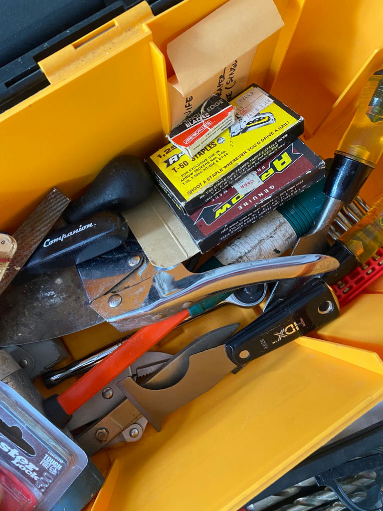 Tool Box w Assorted Tools - image 2 of 5