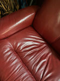 Palliser Red leather Recliner & Ottoman  - thumbnail 6 of 10