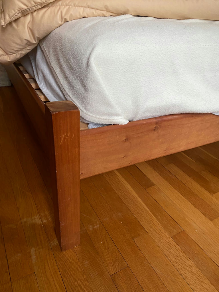 Cherry Queen Bed Frame - image 3 of 4