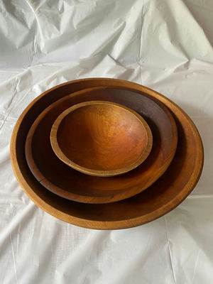 Wooden Nesting Bowls - Image 1 of 3