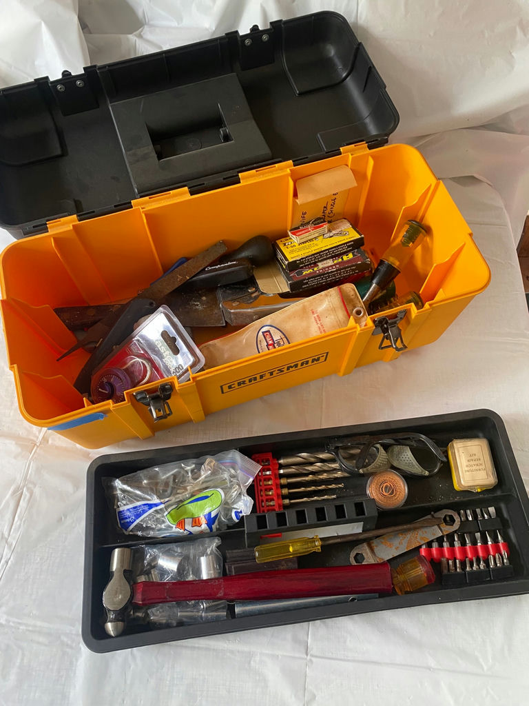 Tool Box w Assorted Tools - image 1 of 5