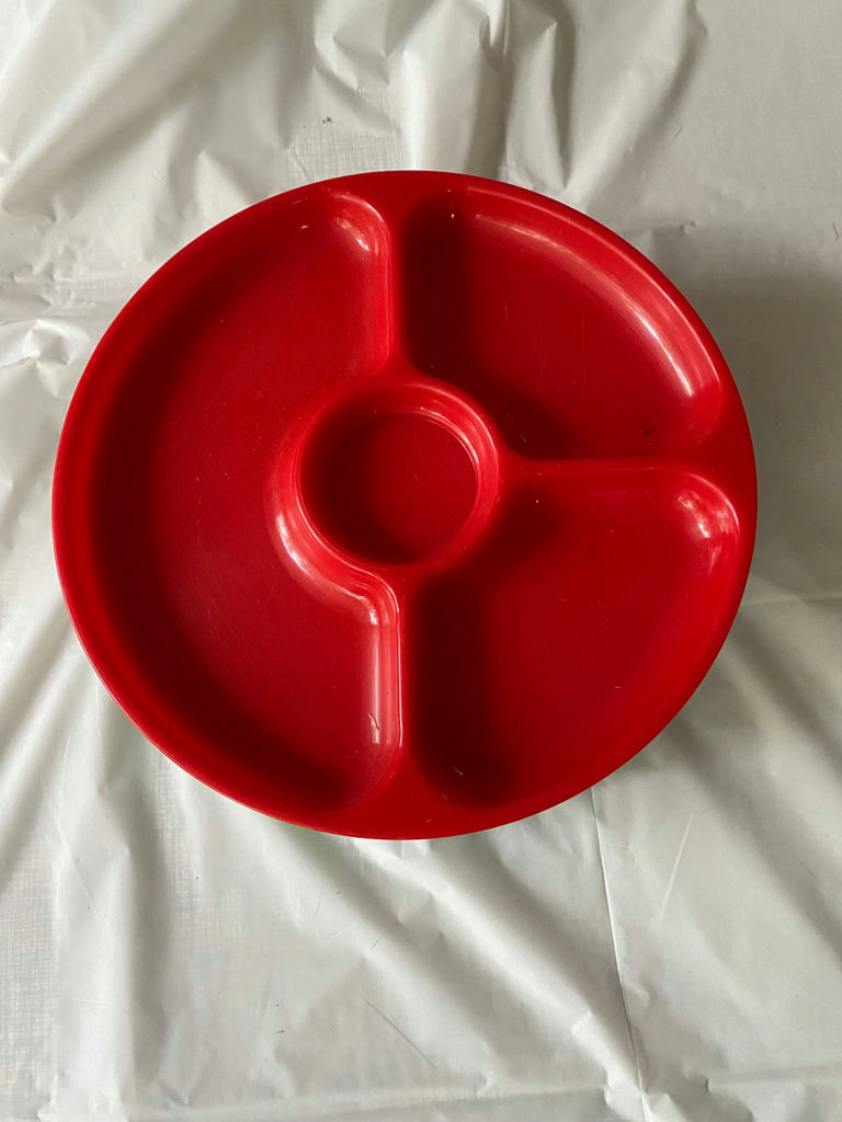 Vintage Plas-Tex Picnic Plates  - image 3 of 4