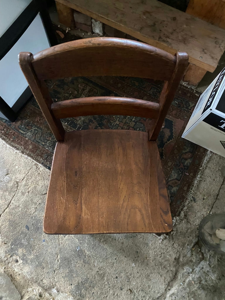 Wooden Child's Chair - image 2 of 4