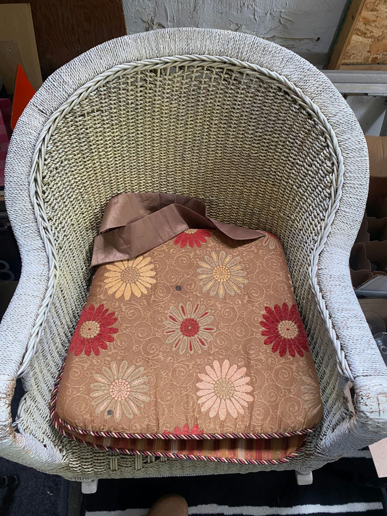 Antique Whicker Rocking Chair  - image 4 of 5