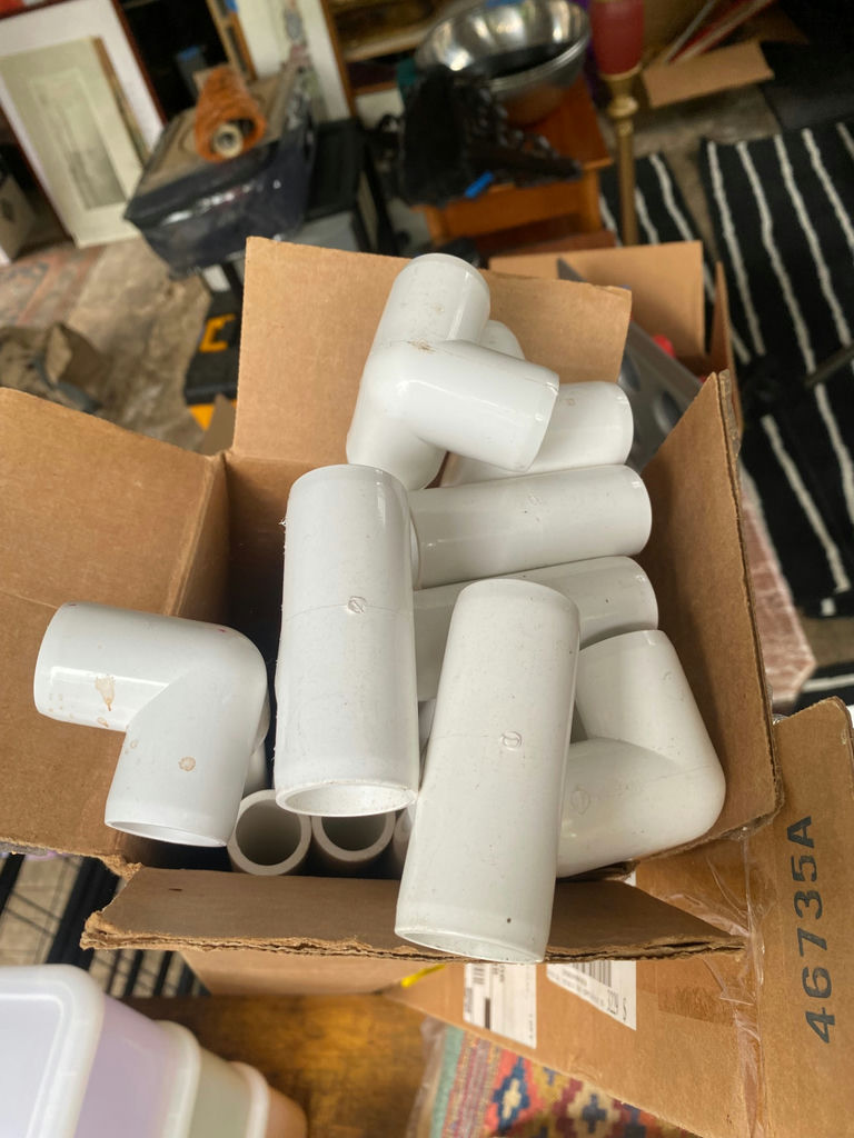 PVC Pipes & Elbows  - image 1 of 3