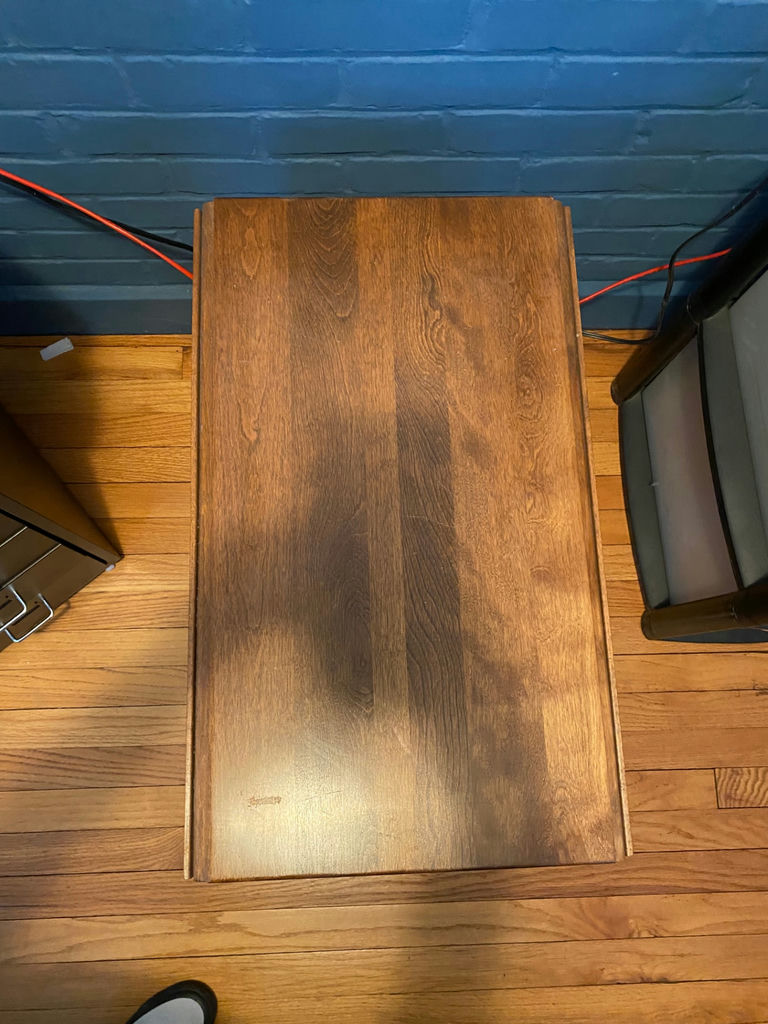 1950's Walnut Drop Leaf Table  - image 4 of 6