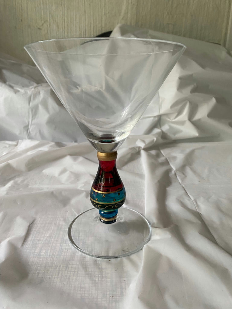 Multicolored Stemmed Glasses - image 1 of 2