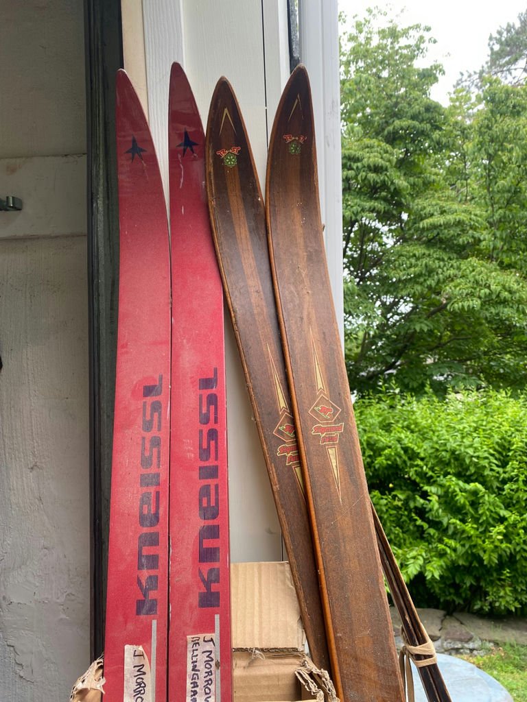 Vintage Cross Country Skis w/ Poles  - image 1 of 7