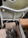 Antique Whicker Rocking Chair - thumbnail 3 of 5