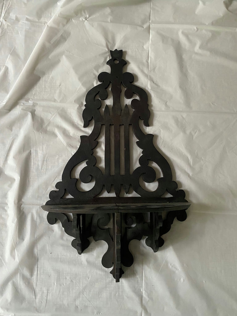 Walnut Decorative Shelf - image 2 of 5