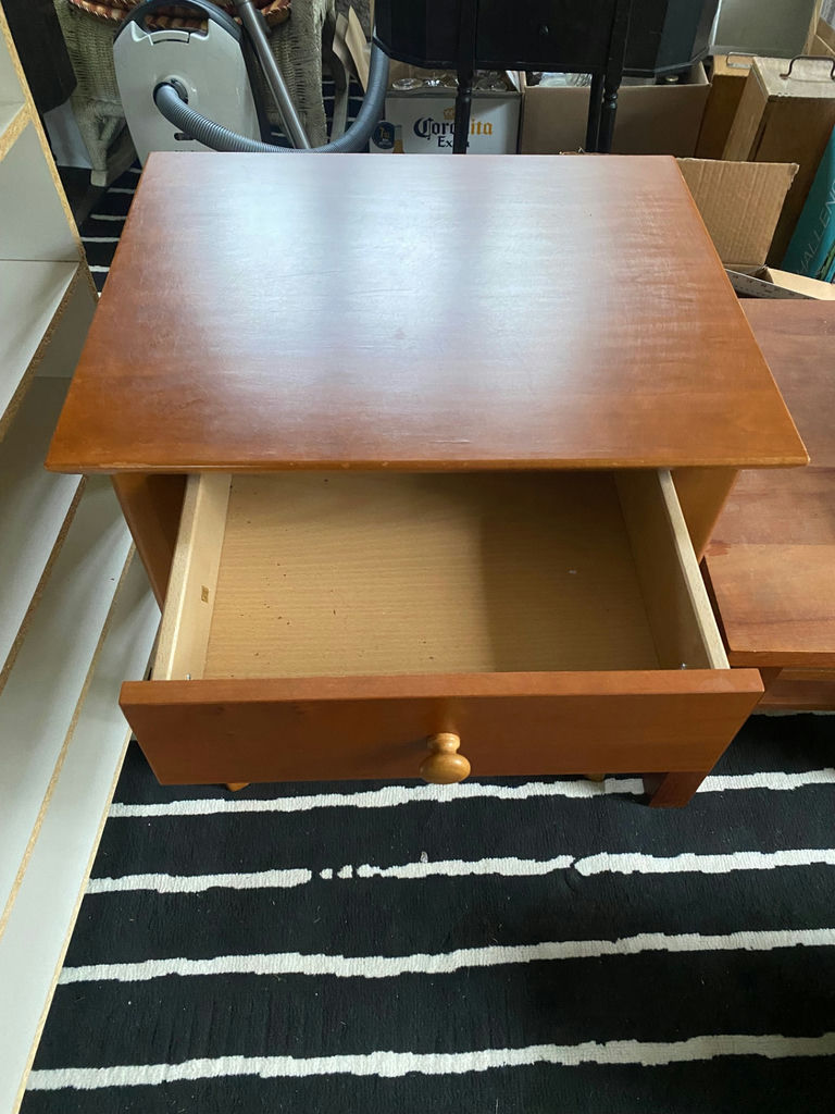 Danish Cherry Side Table - image 4 of 4