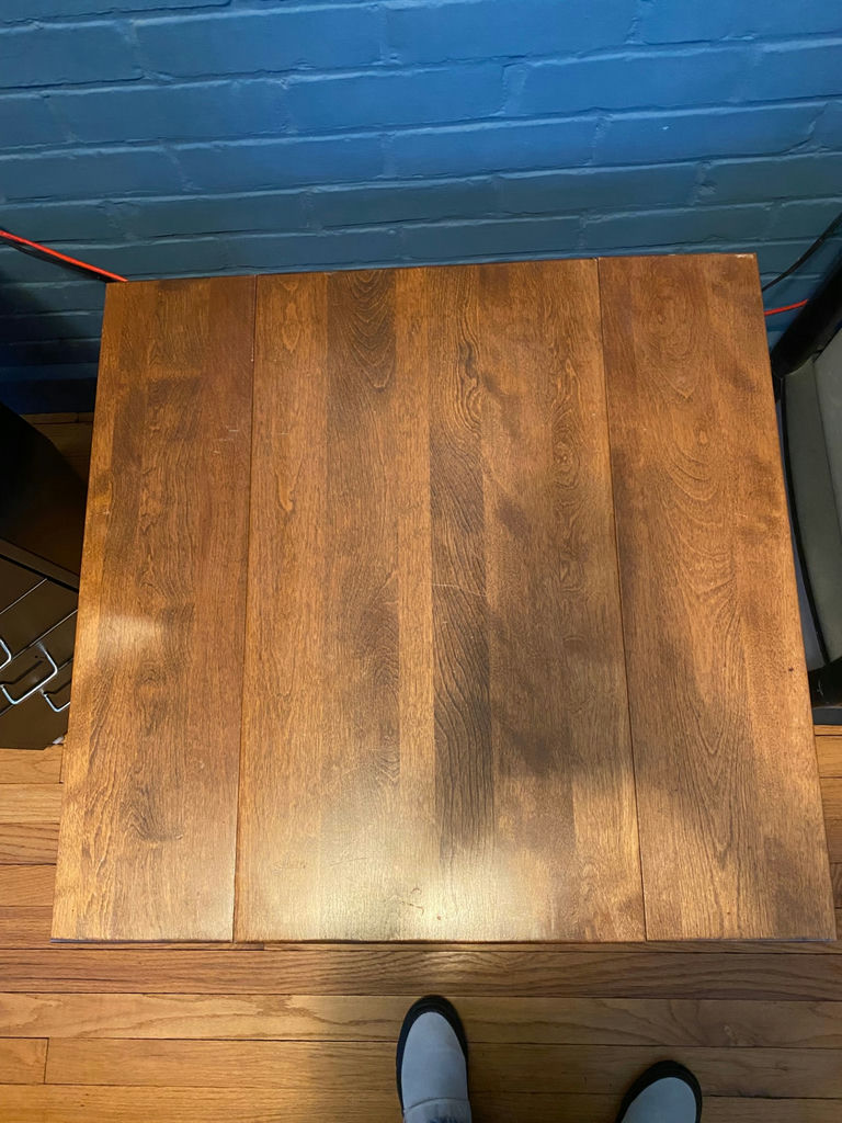 1950's Walnut Drop Leaf Table  - image 2 of 6