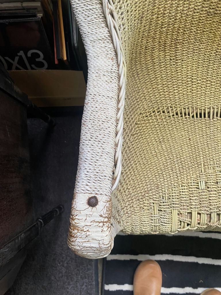 Antique Whicker Rocking Chair  - image 2 of 5