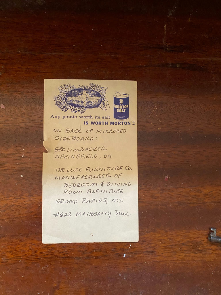 1800's Mahogany Buffet Table  - image 14 of 14