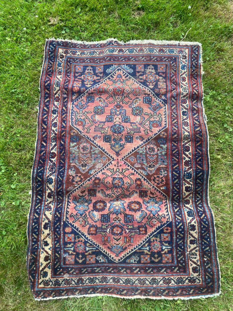 Pink & Blue Persian-Style Rug - image 1 of 3