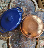Metalutil Copperware & Enamel Dutch Oven - thumbnail 1 of 8