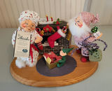 Analee: Christmas Morning Mr & Mrs Santa Vignette - thumbnail 1 of 7