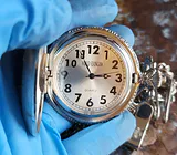 2 Silver Colored Pocket Watches - thumbnail 3 of 6